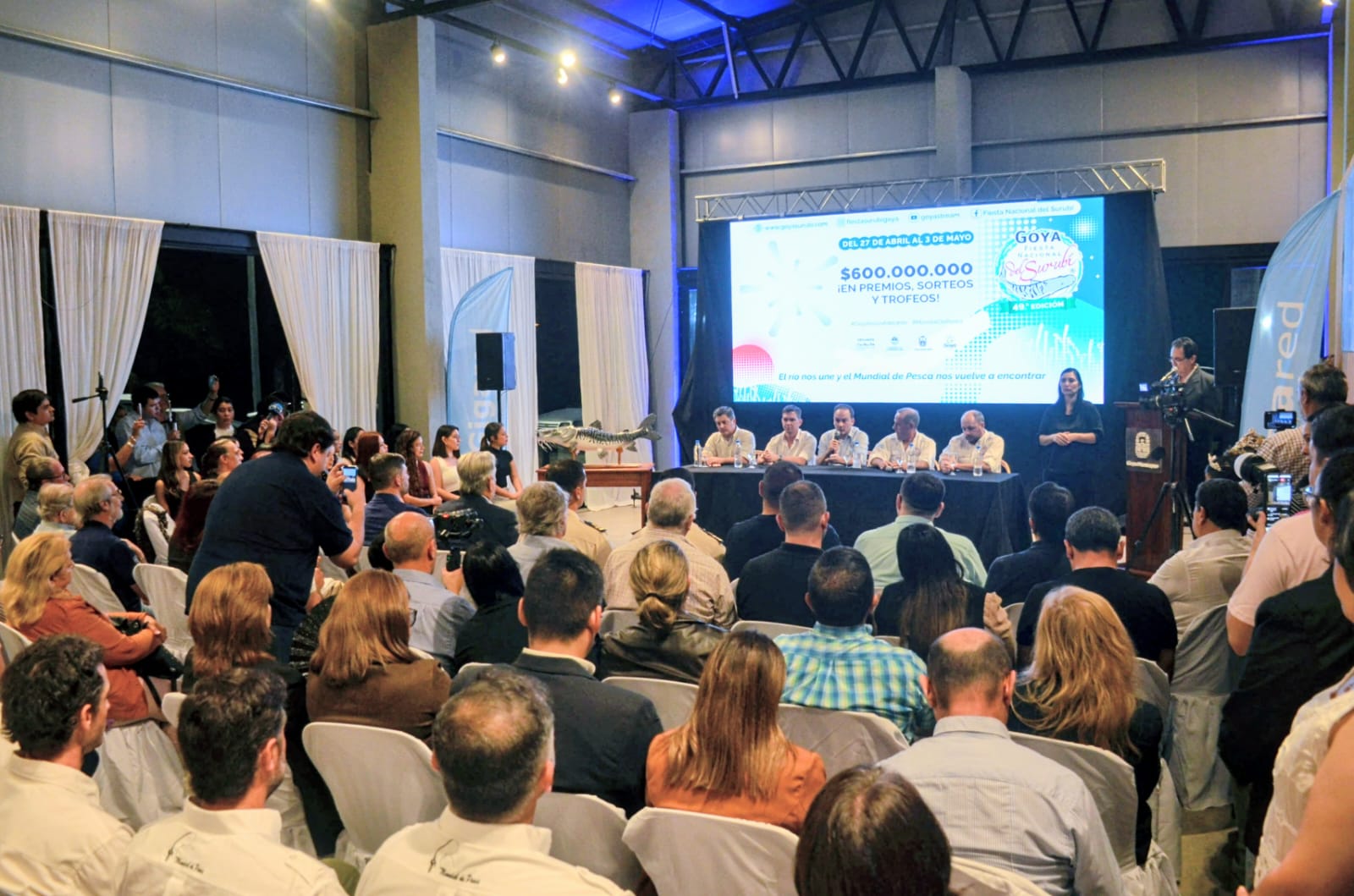 Goya: lanzaron el 49° Mundial de Pesca del Surubí donde se esperan 1400 lanchas inscriptas